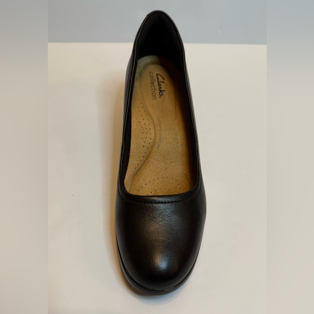 Clarks Emily Ruby Block-Heel Comfort Pumps Size 9.5 Black - Picture 8 of 16